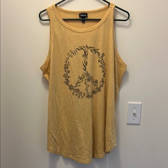torrid yellow woman’s tank top size 1 - Picture 1 of 7